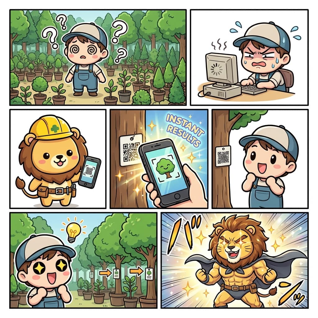 樹木在庫管理アプリ